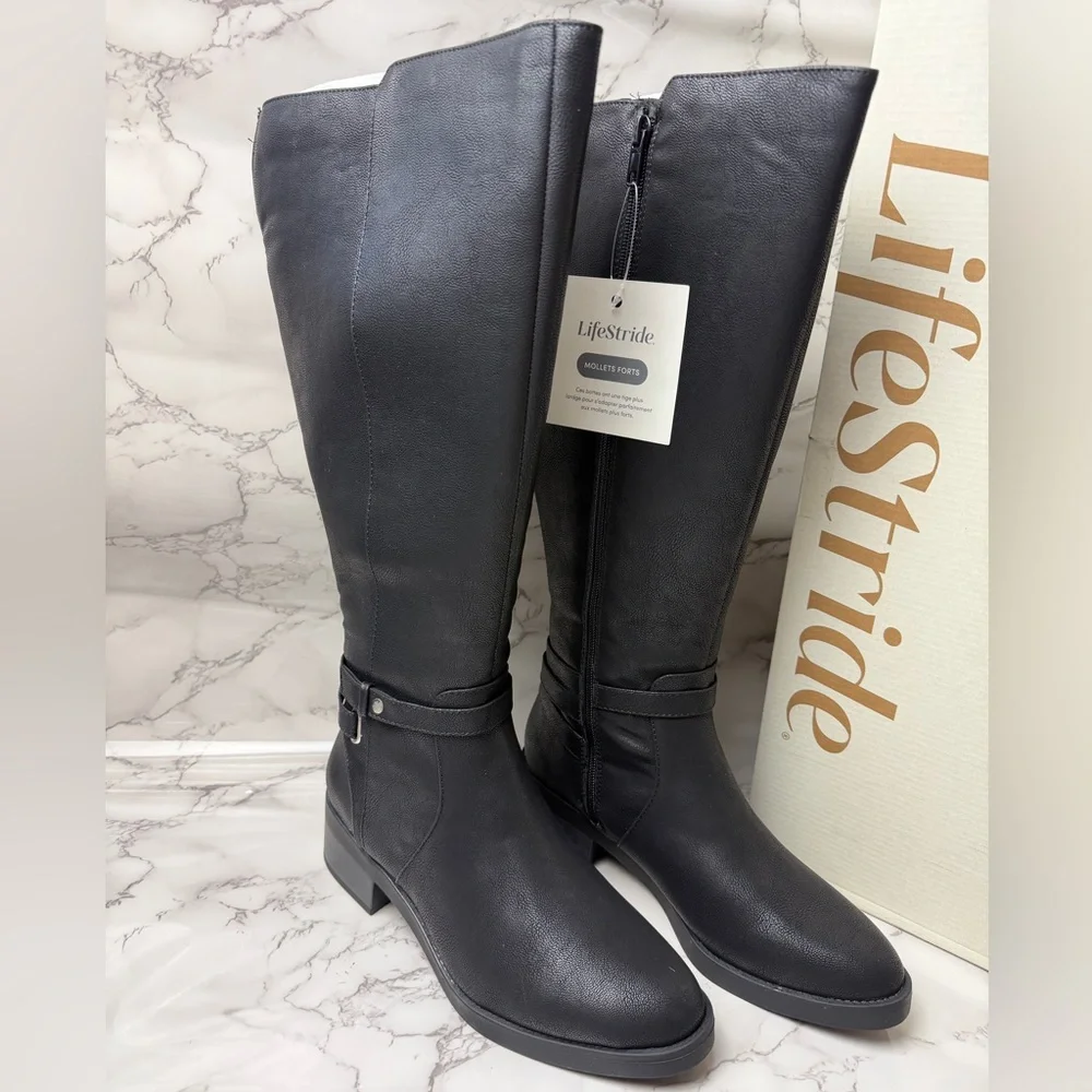Women's LifeStride Berkley Black Boots US Size 8,5